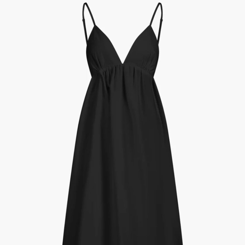 Commense Open Back Long Dress